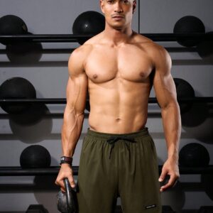 Boyfriend Style Men's Drawstring Waist 2 In 1 Sports Shorts - Image 4