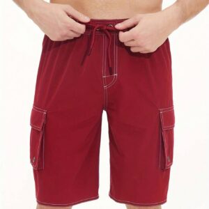 Boyfriend Style Men's Fashionable Casual Pocket Designed Sports Shorts, Summer - Image 6
