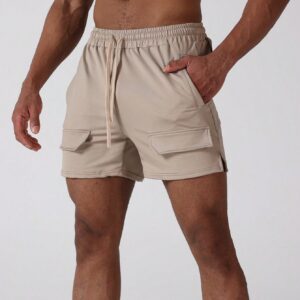 Boyfriend Style Men's Fashionable Summer Loose Fit Sport Shorts With Simplicity And False Pocket Design - Image 5