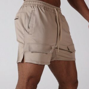 Boyfriend Style Men's Fashionable Summer Loose Fit Sport Shorts With Simplicity And False Pocket Design
