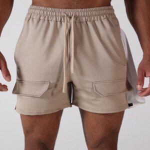 Boyfriend Style Men's Fashionable Summer Loose Fit Sport Shorts With Simplicity And False Pocket Design - Image 6