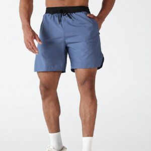 Boyfriend Style Men's Simple Solid Color Loose Sports Shorts Back To School - Image 7