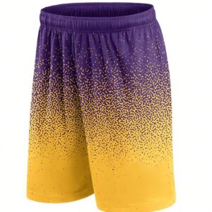 Boyfriend Style Men's Summer Fashion Gradient Sports Shorts