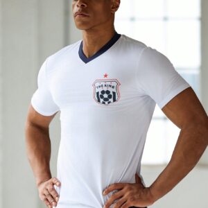 Boyfriend Style Men's Printed Summer Short Sleeve Sports T-Shirt & Tank Top Set - Image 8