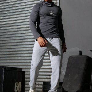 Boyfriend Style Men's Simple Printed Long Sleeve Sports Sweatshirt Boyfriend Style Men Sweatshirt - Image 6