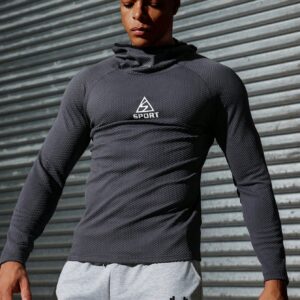 Boyfriend Style Men's Simple Printed Long Sleeve Sports Sweatshirt Boyfriend Style Men Sweatshirt - Image 7