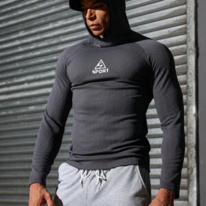 Boyfriend Style Men's Simple Printed Long Sleeve Sports Sweatshirt Boyfriend Style Men Sweatshirt - Image 8