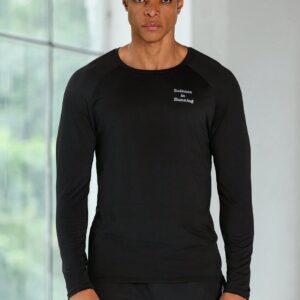 Boyfriend Style Men's Round Neck Letter Printed Casual Long Sleeve Sports T-Shirt Boyfriend Style Men Sweatshirt Men Thermal Shirtsthermal Shirt Menmen Thermalgym Top Long Sleevelong Sleeve Gym Top - Image 6