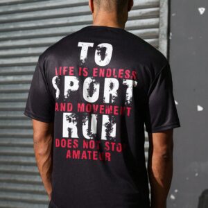 Boyfriend Style Men's Simple Printed Round Neck Short Sleeve Summer T-Shirt