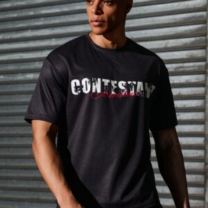 Boyfriend Style Men's Simple Printed Round Neck Short Sleeve Summer T-Shirt - Image 6