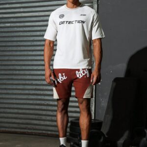 Boyfriend Style Men's Simple Printed Short Sleeve Streetwear Sports T-Shirt - Image 5