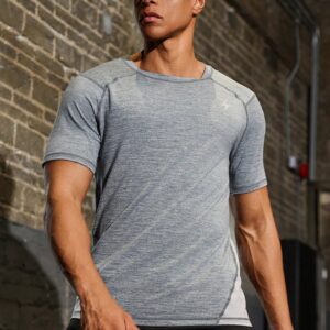 Boyfriend Style Men's Fashionable Sporty, Casual, Comfortable And Breathable Short Sleeve T-Shirt - Image 3