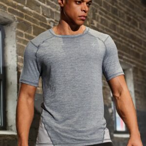 Boyfriend Style Men's Fashionable Sporty, Casual, Comfortable And Breathable Short Sleeve T-Shirt - Image 5