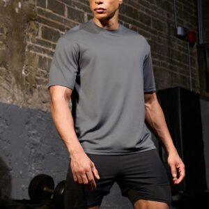 Boyfriend Style Men's Fashionable Loose & Simple Casual Fitness Sports Suit - Image 5