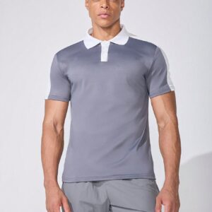 Boyfriend Style Men's Simple Color Block Daily Sports Polo T-Shirt Golf Shirt - Image 3