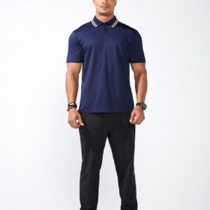Boyfriend Style Men's Solid Color Swallow Gird Woven Sports Pants With Pockets, Vacation Style - Image 3