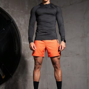 Boyfriend Style Men's Color Block Drawstring Waist Casual Sports Shorts Jogger Shorts - Image 7