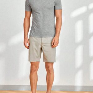 Men's Sporty Letter Printed T-Shirt Workout Tops - Image 5