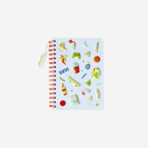 A5 Notebook with popping icons - Image 1