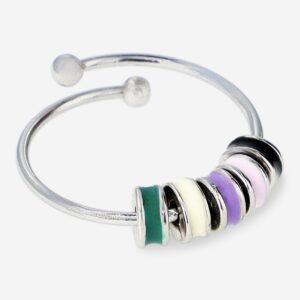 Adjustable fidget ring