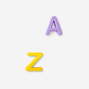 Alphabet sand moulds - 26 pcs - Image 3