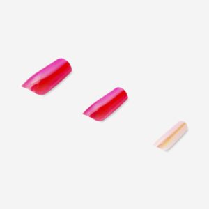 Artificial nails set - Pink iridescent design - Image 3