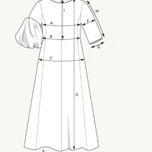The Assembly Line BALLOON SLEEVE DRESS PATTERN XS - L - Image 5