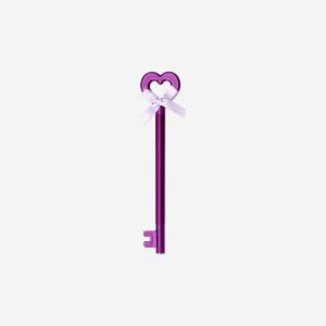 Heart key ballpoint pen - Black ink - Image 1