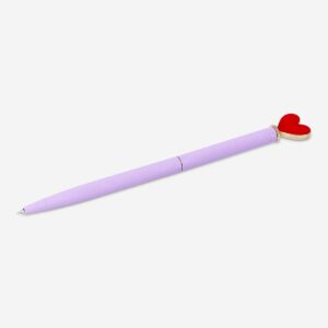 Ballpoint pen with heart topper - Image 3