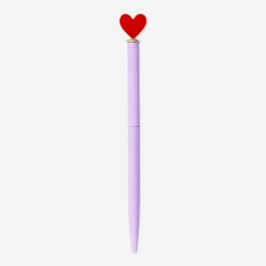 Ballpoint pen with heart topper - Image 2