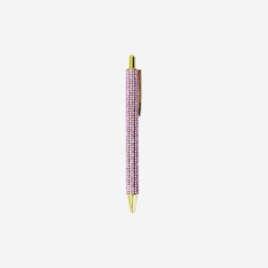 Ballpoint pen with rhinestones - Black ink - Image 1