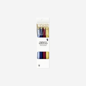Ballpoint pens with clips - 4 pcs - Image 1