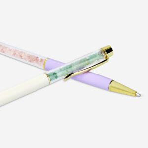 Ballpoint pens with crystals - 2 pcs - Image 3