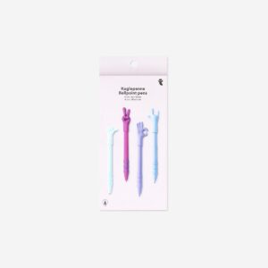 Ballpoint pens with hand signs - 4 pcs