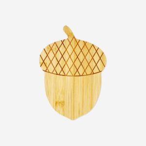 Bamboo cutting board in acorn design - Image 1