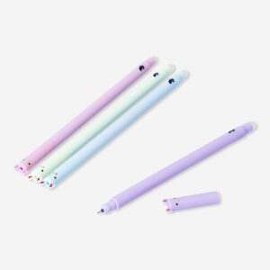 Bat-Shaped Erasable Gel Ink Pens - 4 pcs - Image 2