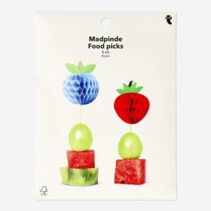 Honeycomb berry food picks - 8 pcs - Image 1