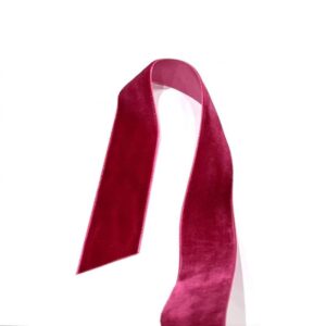 Velvet Ribbon Berry Pink 22mm