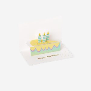 Birthday cake pop up card with envelope - Image 2