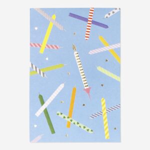 Birthday candles card with envelope - Image 2