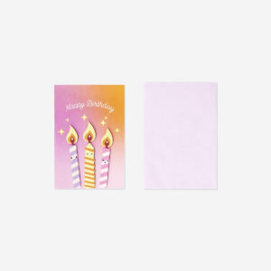 Birthday card with candles - Image 2
