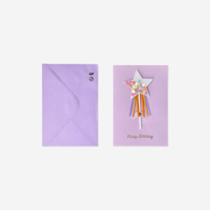 Birthday card with star wand - Image 2