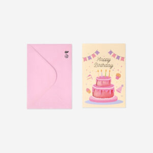 Birthday card with two tier cake - Image 2