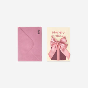 Birthday card with velvet gift - Image 2