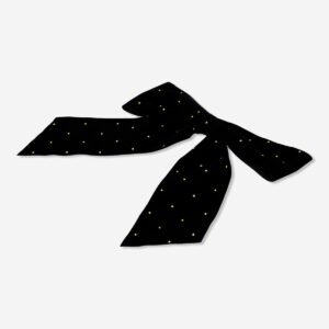 Black bow hair clip - Image 2