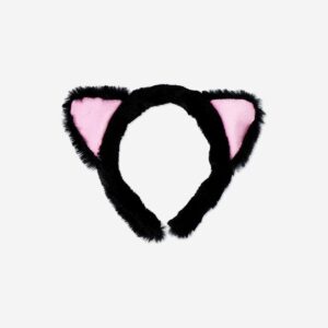 Black cat ears hairband for kids - 4 to 8 years