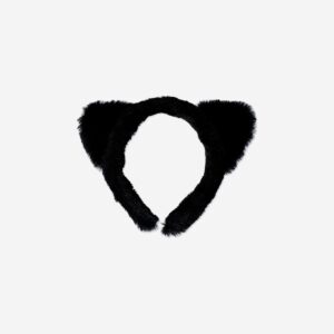 Black cat ears hairband for kids - 4 to 8 years - Image 3