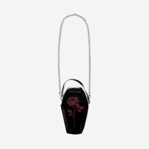 Black coffin handbag