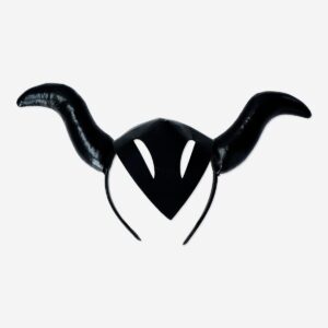 Black horn hairband - For adults - Image 1