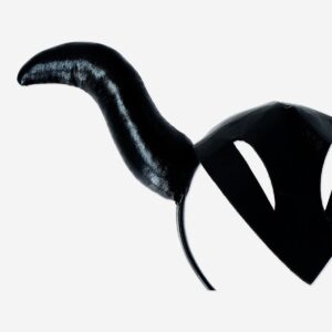 Black horn hairband - For adults - Image 3